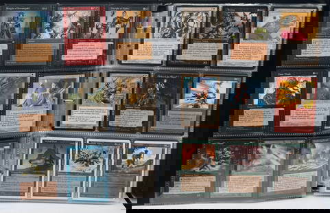 1990s Magic The Gathering Cards Binder: 1990s Magic The Gathering Cards Binder. There are 1994, 1995, 1996 , 1997 , 1993-1999 and it may have other Years Of MTG Cards in Binder. Binder has over 250 MTG cards