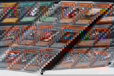 YuGiOh Trading Cards Binder: Unsorted YuGiOh Trading Cards Binder. Binder has over 230 cards