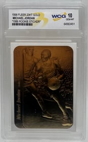 Michael Jordan Rookie Sticker