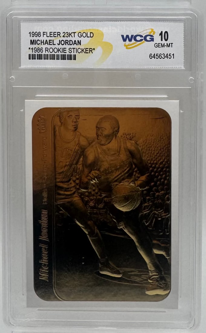 Michael Jordan Rookie Sticker (1 of 2)