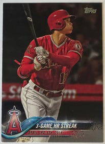 2018 Topps Shohei Ohtani Rookie