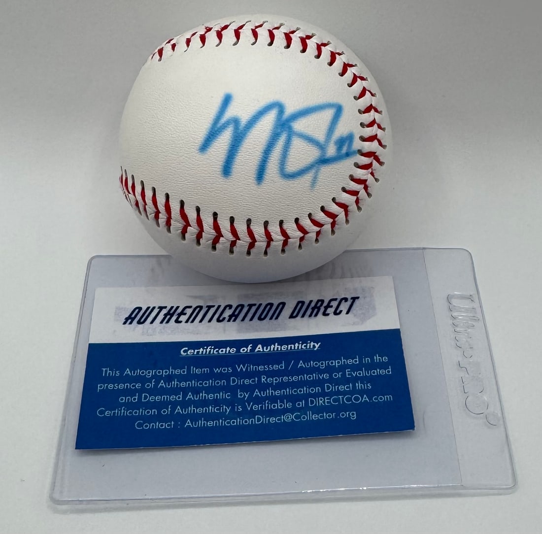 Mike Trout Autographed Signed  Baseball COA (1 of 3)
