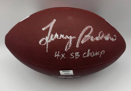 Terry Bradshaw Autographed Signed Football COA: Terry Bradshaw Autographed Signed Football COA