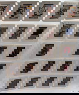 Movies 35 MM Slides: 19 movies title 35 mm slides. Second chance, flame Over India, come and get it and many more .