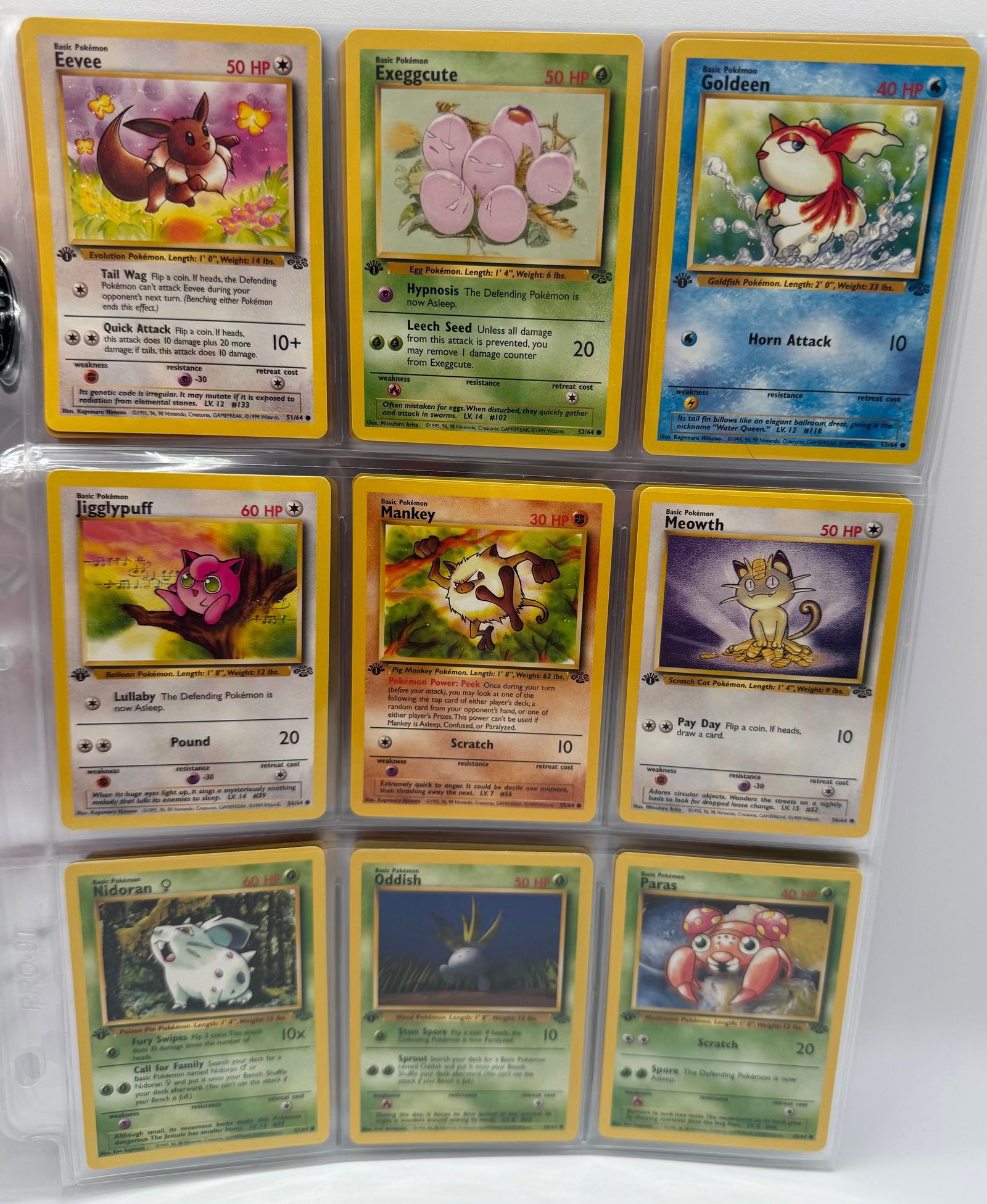 1999 Pokemon 1st Edition Jungle Set (1 of 4)