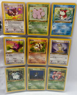 1999 Pokemon 1st Edition Jungle Set: 1999 Pokemon 1st Edition Jungle Set Pokemon Cards