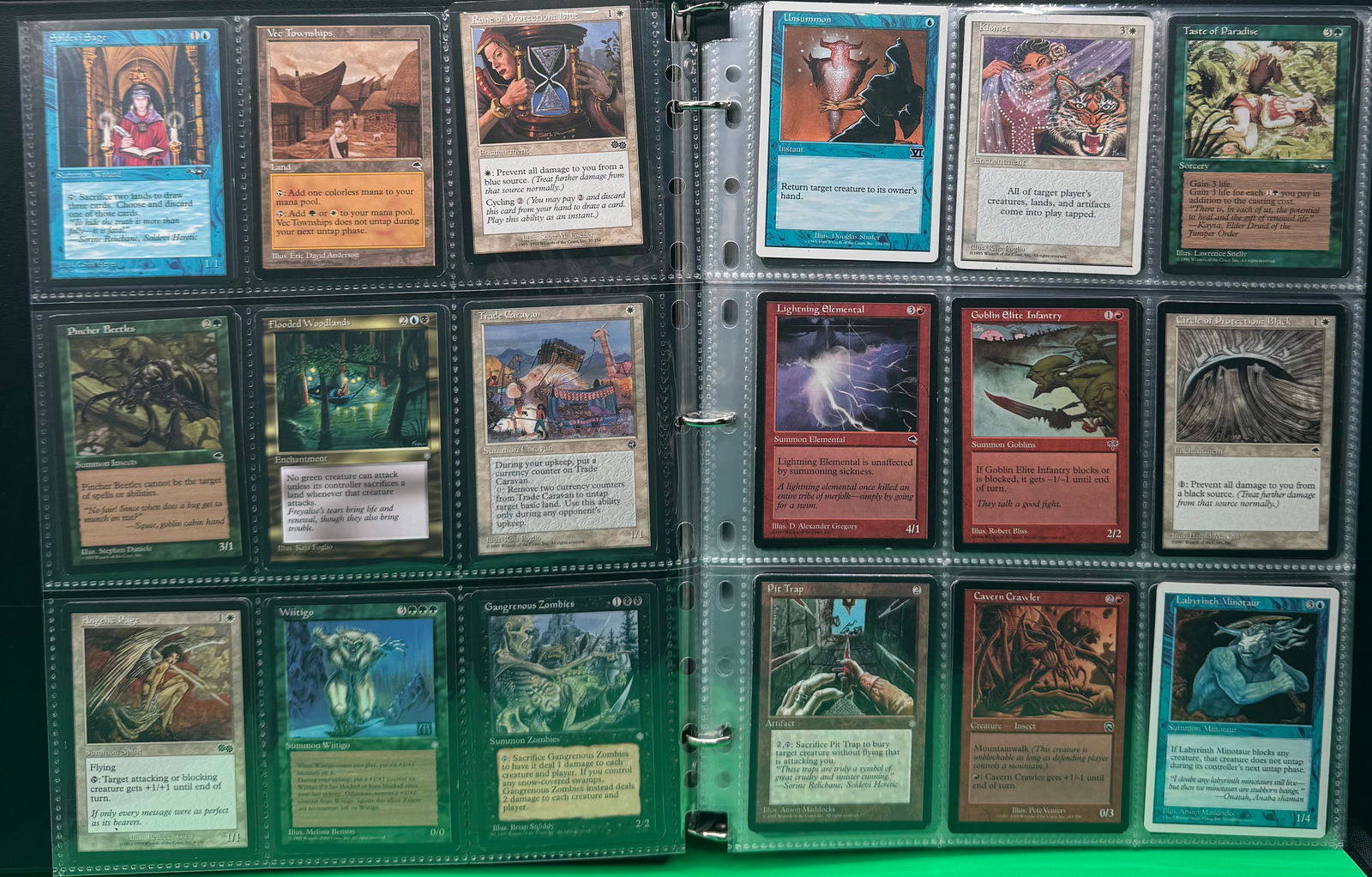 1990s Magic The Gathering Cards Binder (1 of 6)