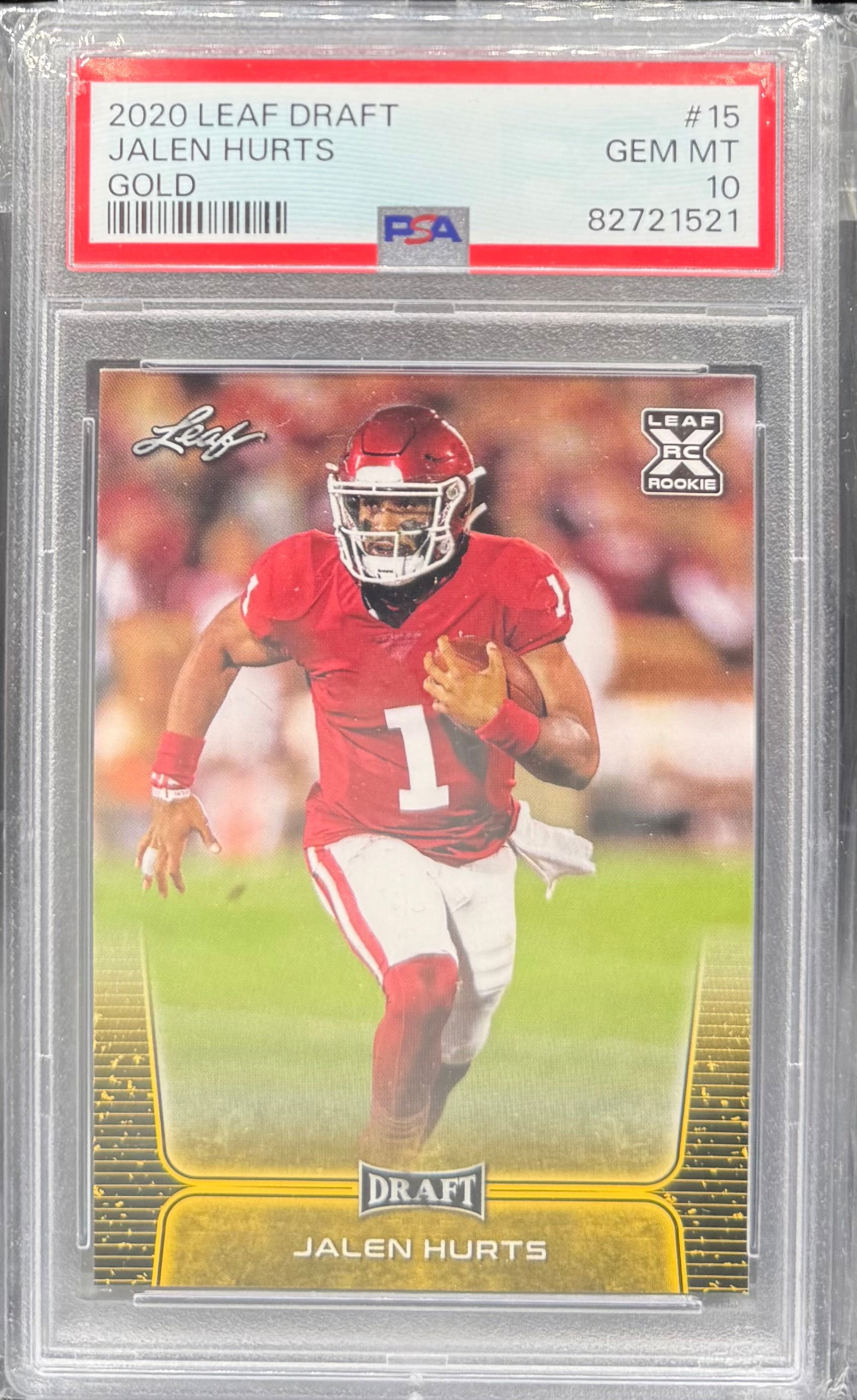 Jalen Hurts Rookie Gold (1 of 2)