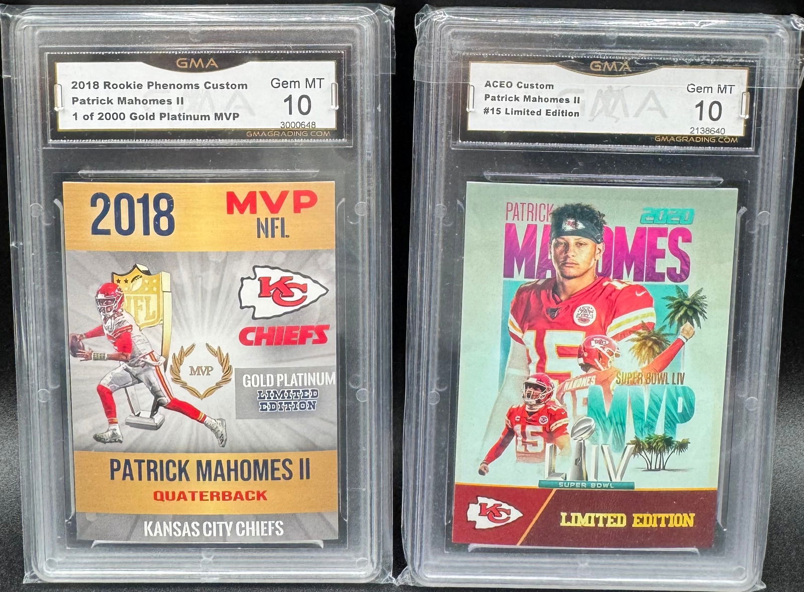 Patrick Mahomes MVP Cards (1 of 2)
