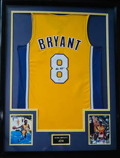 Kobe Bryant Jersey Autographed Signed PSA/DNA: Kobe Bryant Jersey Autographed Signed PSA/DNA Frames and one of the photos in the same frame autographed signed with COA from different company