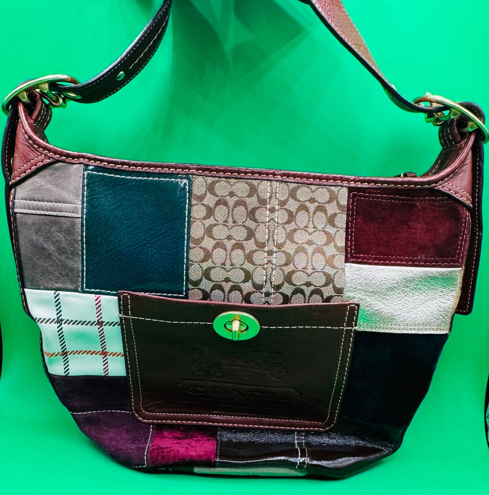 Coach Bleecker Patchwork Handbag (1 of 4)