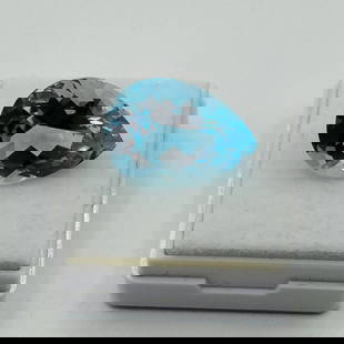 Topaz Pear Shape: Blue Natural Topaz Weight: 14.50 carats
