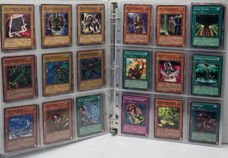 YuGiOh Cards Binder: Binder with Yu-Gi-Oh Trading Cards Binder . Binder has over 200 cards 