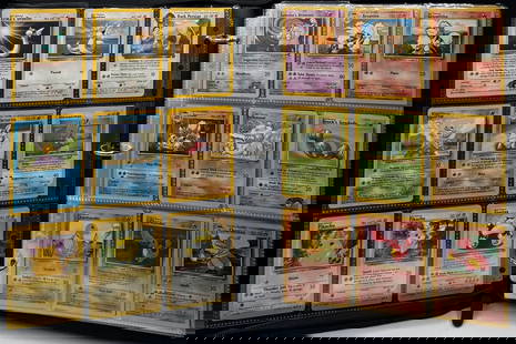 1999 Pokemon Cards Binder: Pokemon Cards, Pikachu, Pikachu Yellow Cheek, Snorlax, Ivysaur, Bulbasaur, Charmander, Charmeleon, Brock&#8217;s Geodude, Dratini, Erikas dratini, Dark Persian, Squirtle, Hitmonchan.And many more. 199