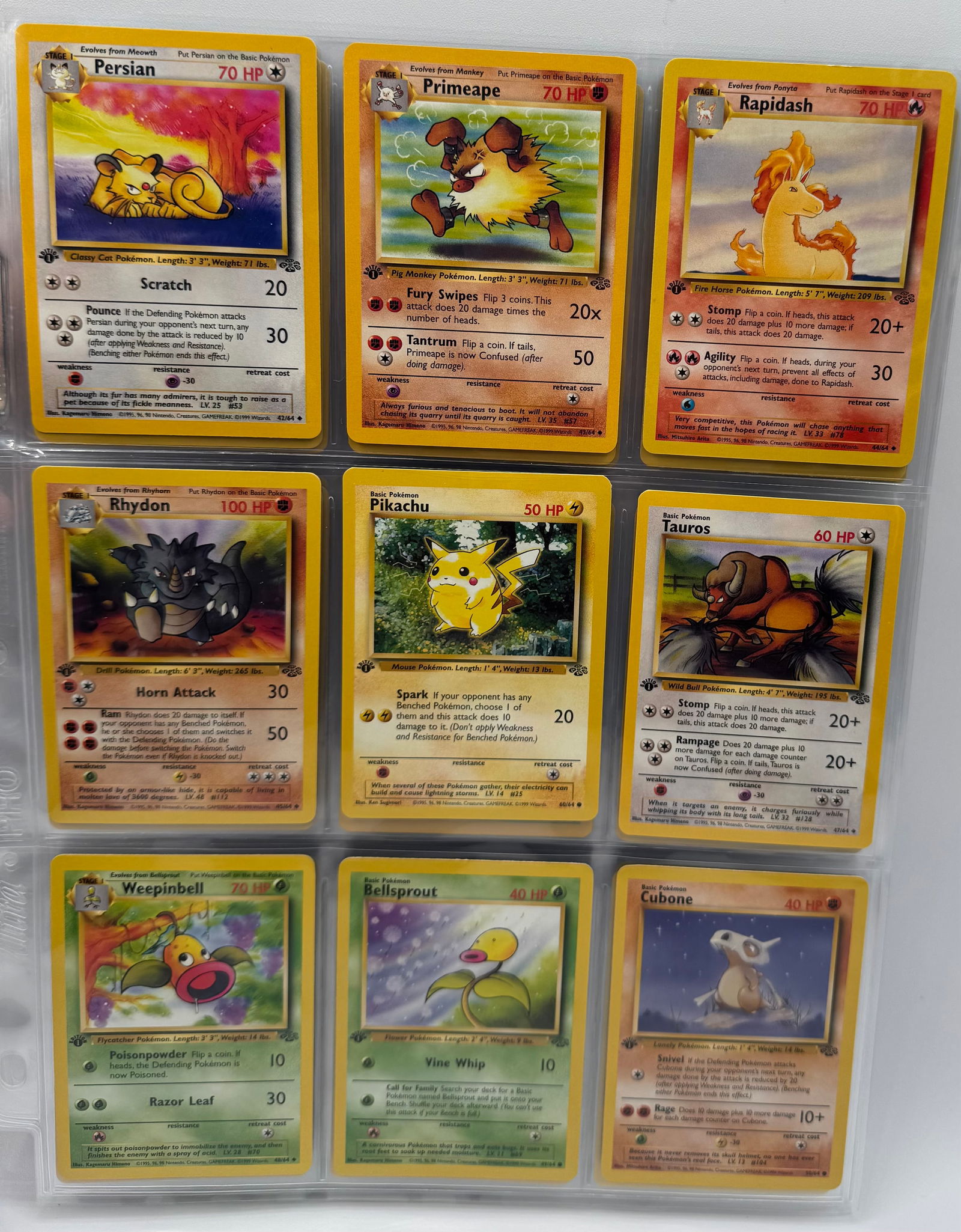 1999 Pokemon 1st Edition Complete Set (1 of 4)