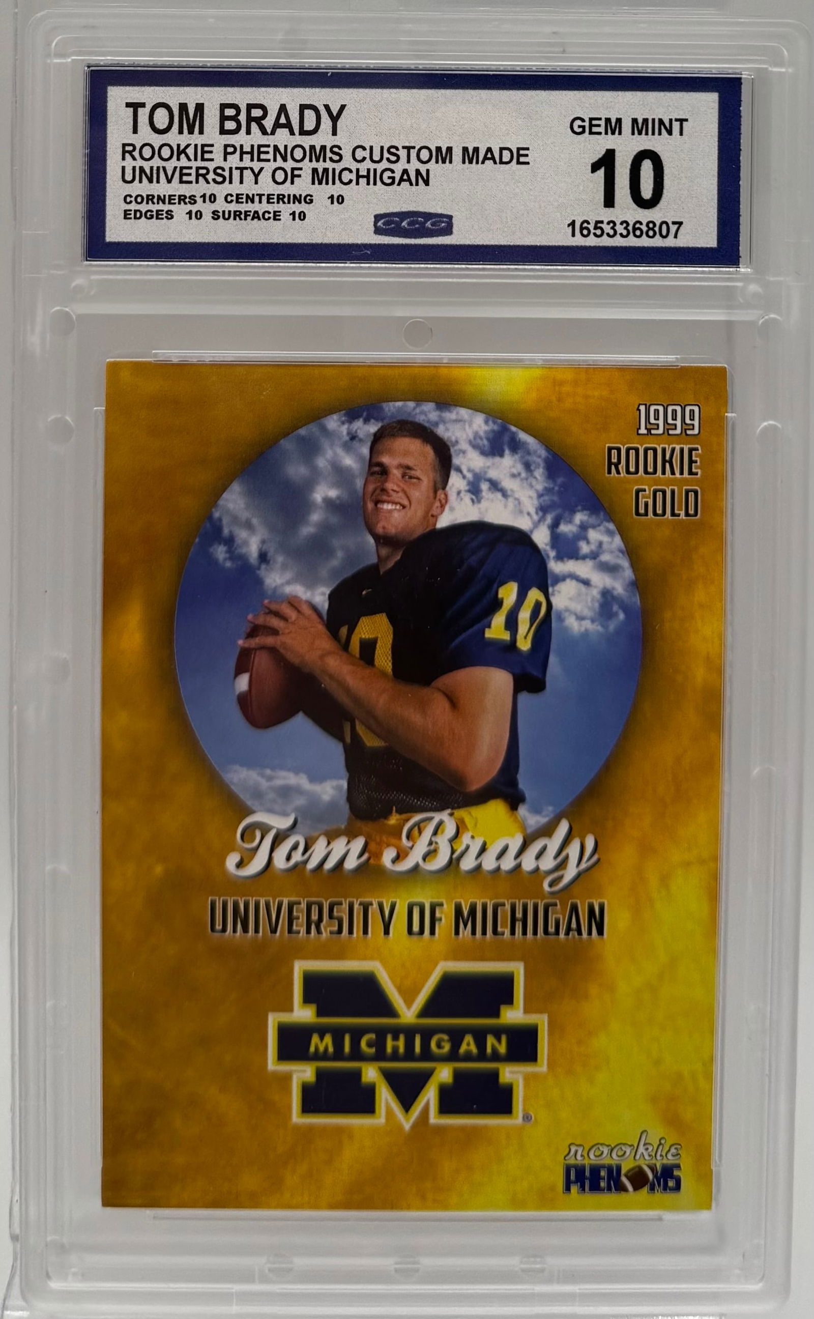 Tom Brady Rookie Gold (1 of 2)