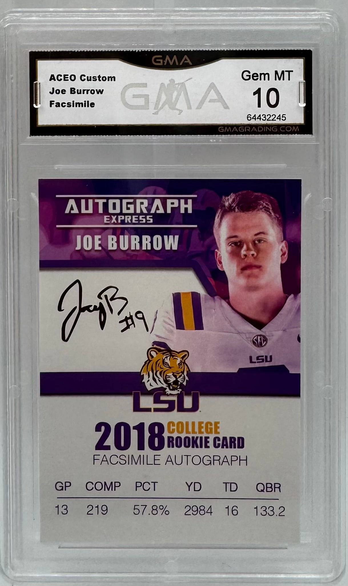 Joe Burrow Card (1 of 2)