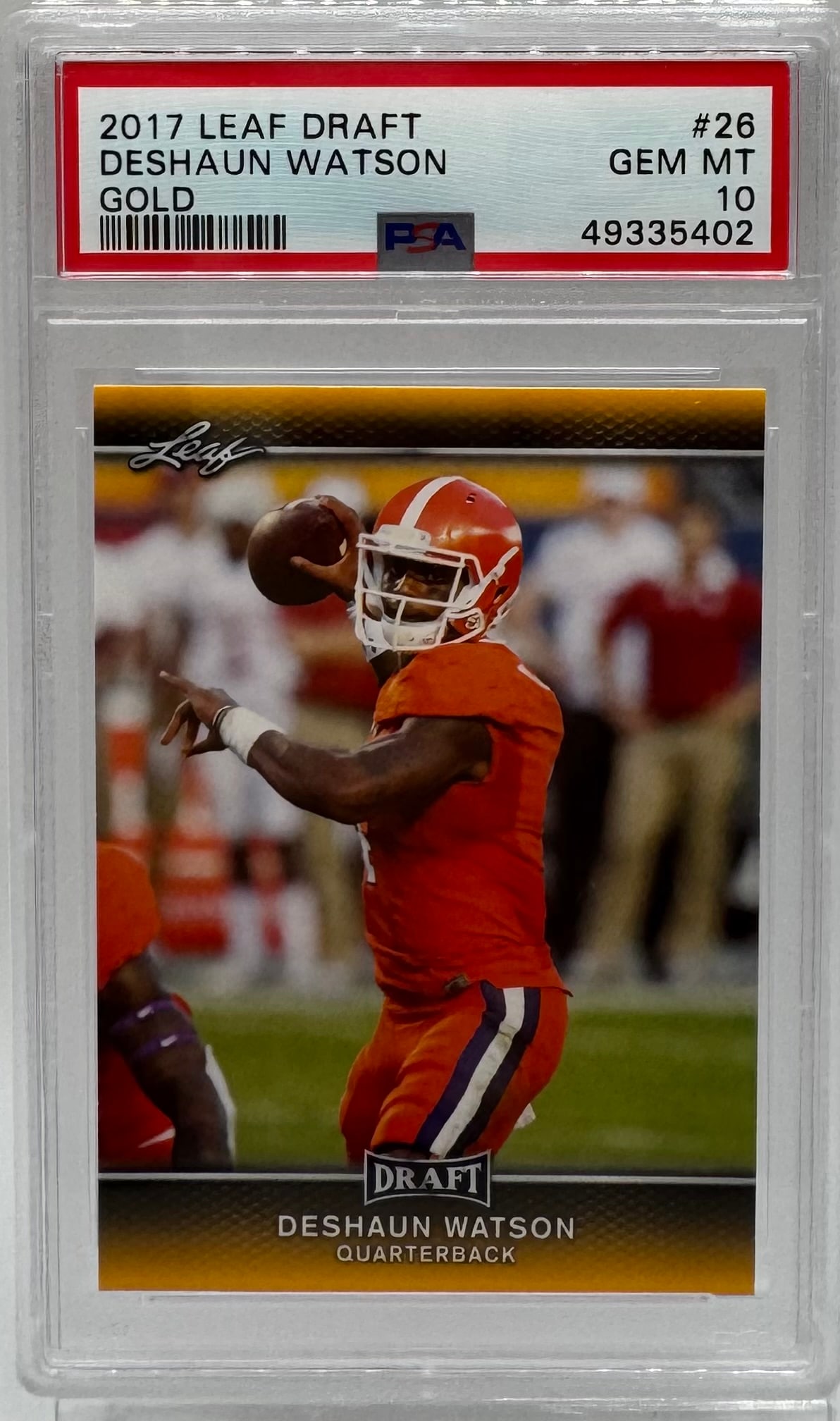 Deshaun Watson Gold Card (1 of 2)