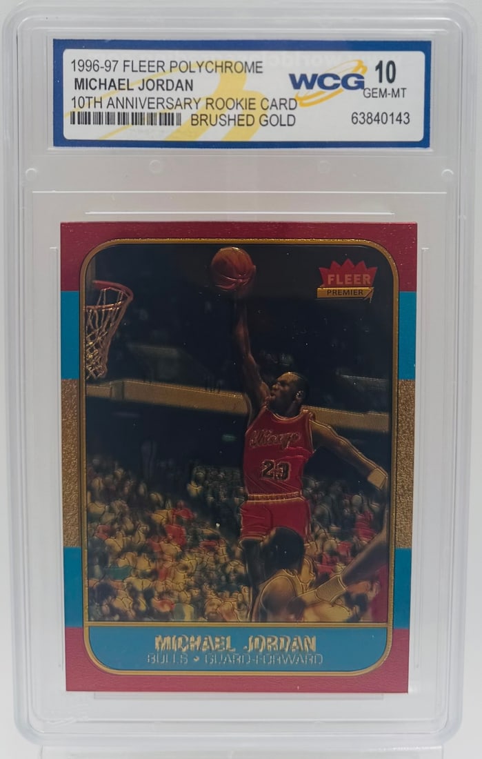 Michael Jordan Brushed Gold Card (1 of 2)