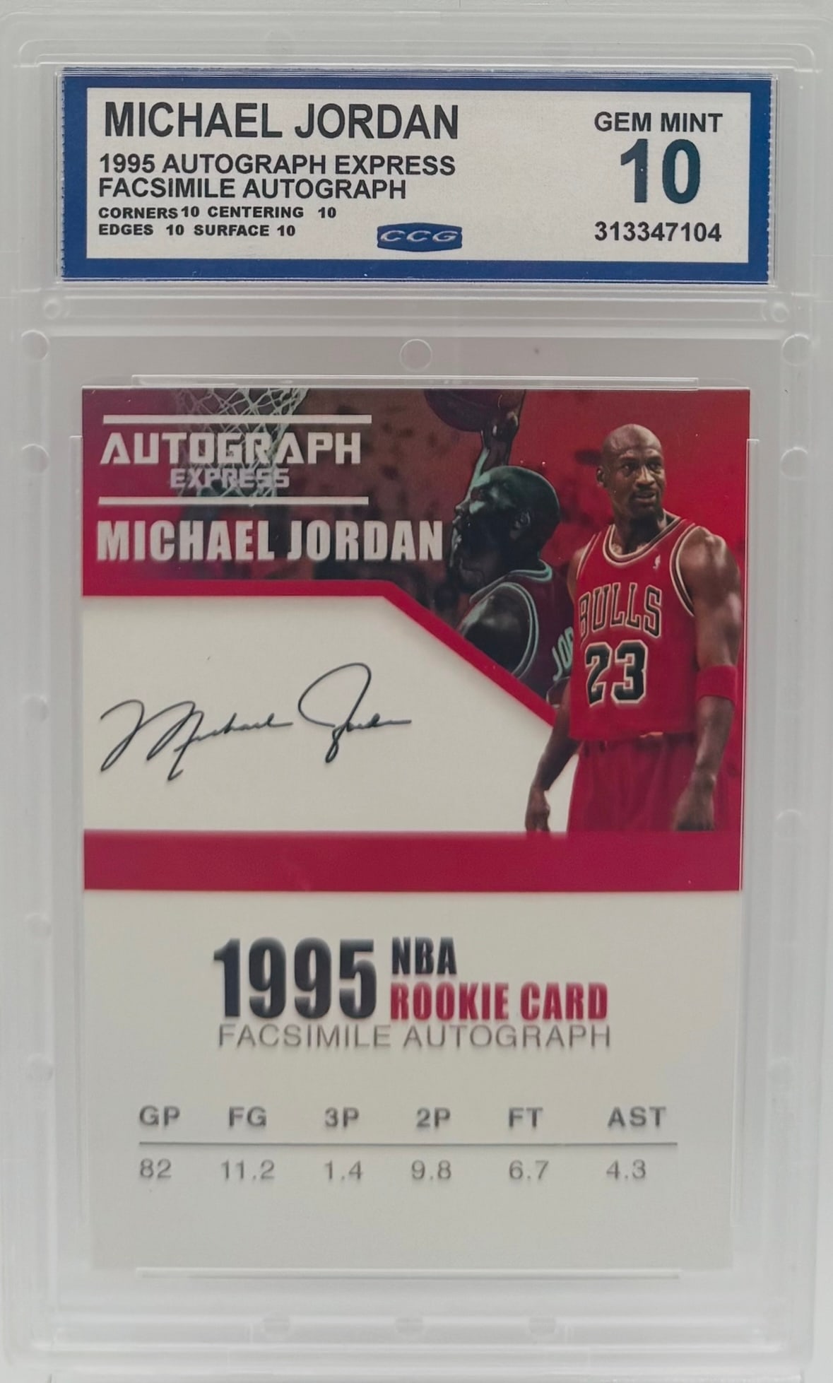 Michael Jordan card (1 of 2)