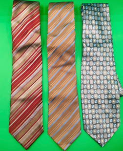 Hugo Boss Ties: Pre Owned Hugo Boss Ties . Total of 3 Hugo boss ties 