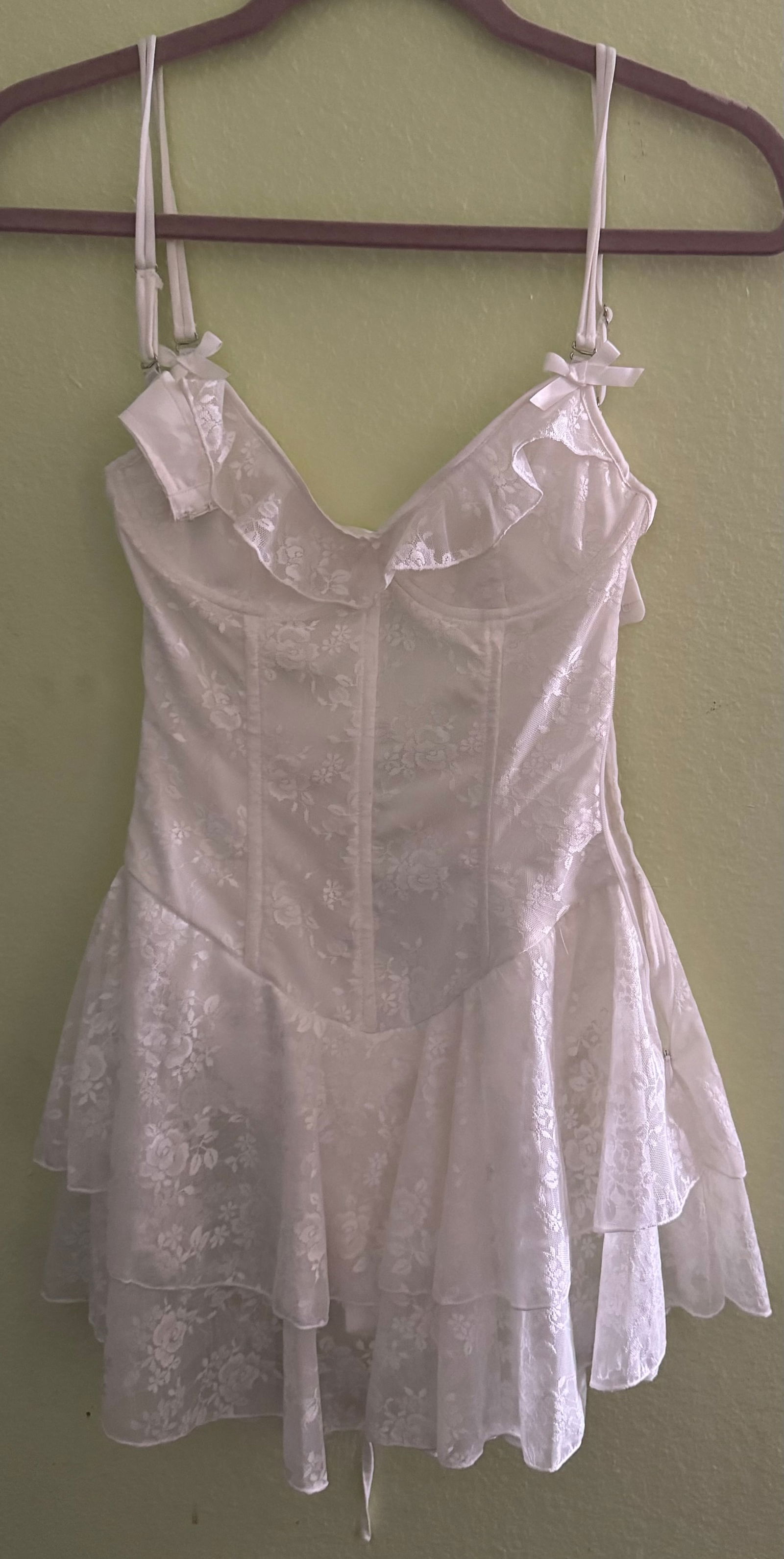 Outcast Mini Dress White (1 of 3)