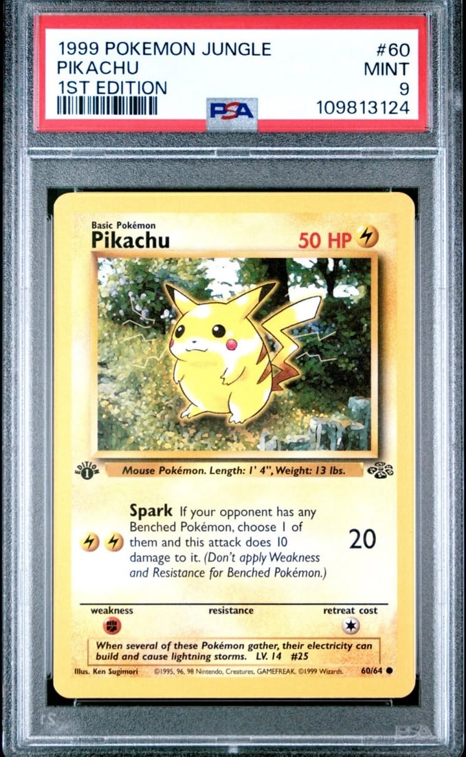 1999 Pikachu 1st Edition Pokemon Card (1 of 2)