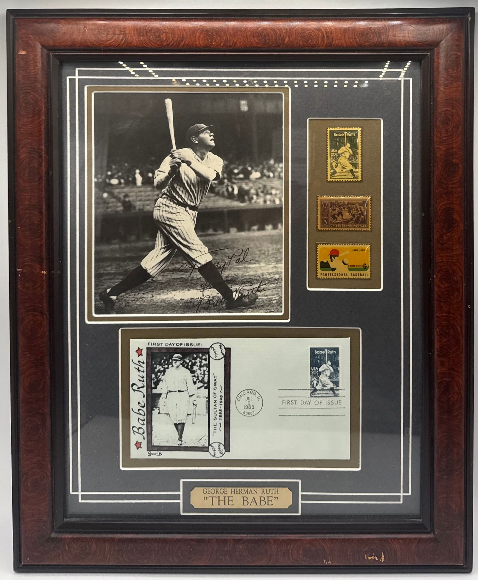 Babe Ruth Collection With COA (1 of 2)