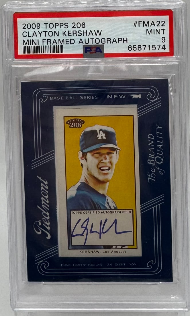 Clayton Kershaw Autograph Card (1 of 2)