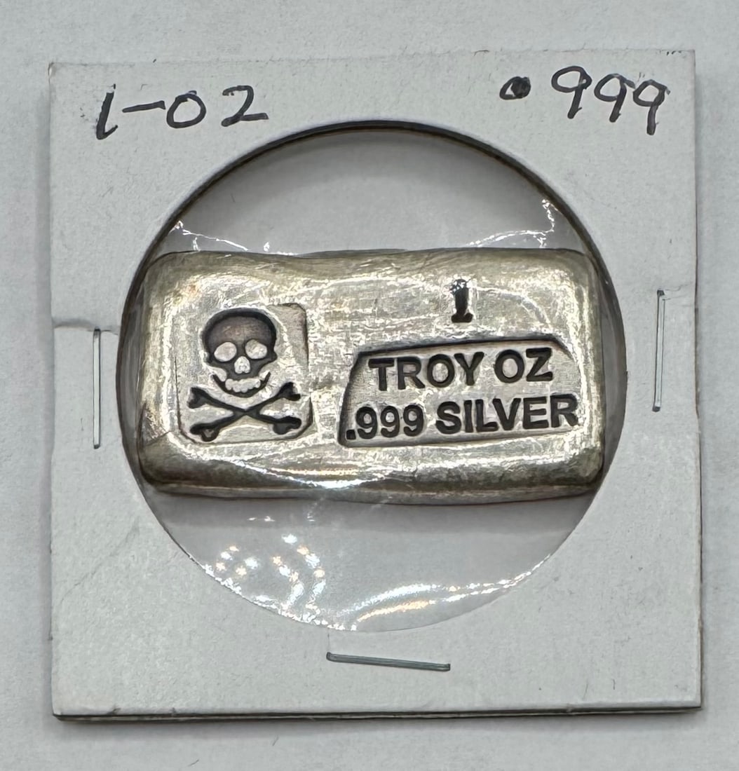 One Troy Fine Silver Bar (1 of 2)