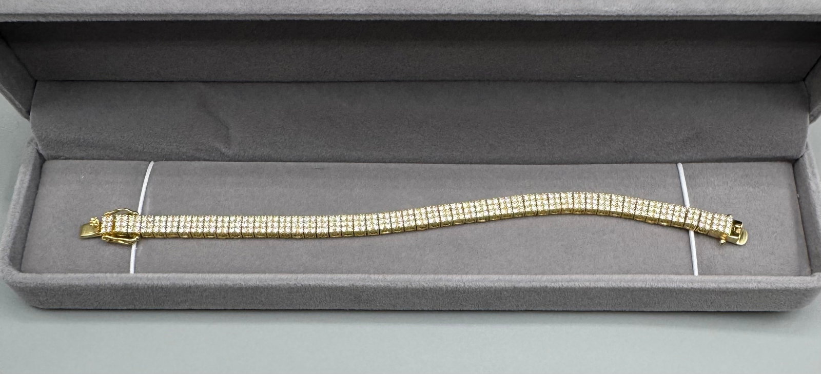 Double Tennis VVS Bracelet 6MM (1 of 3)