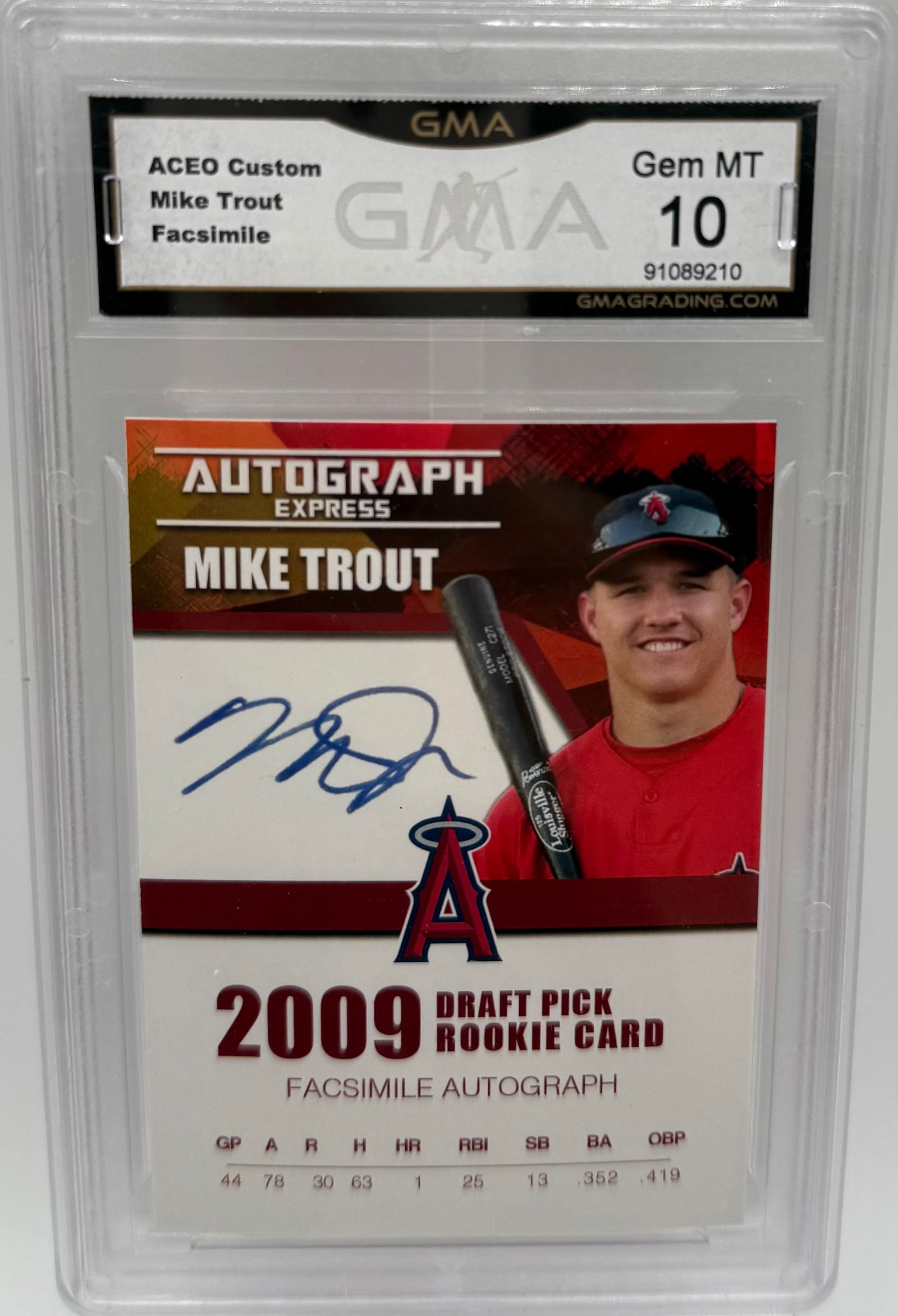 Mike Trout Card (1 of 2)