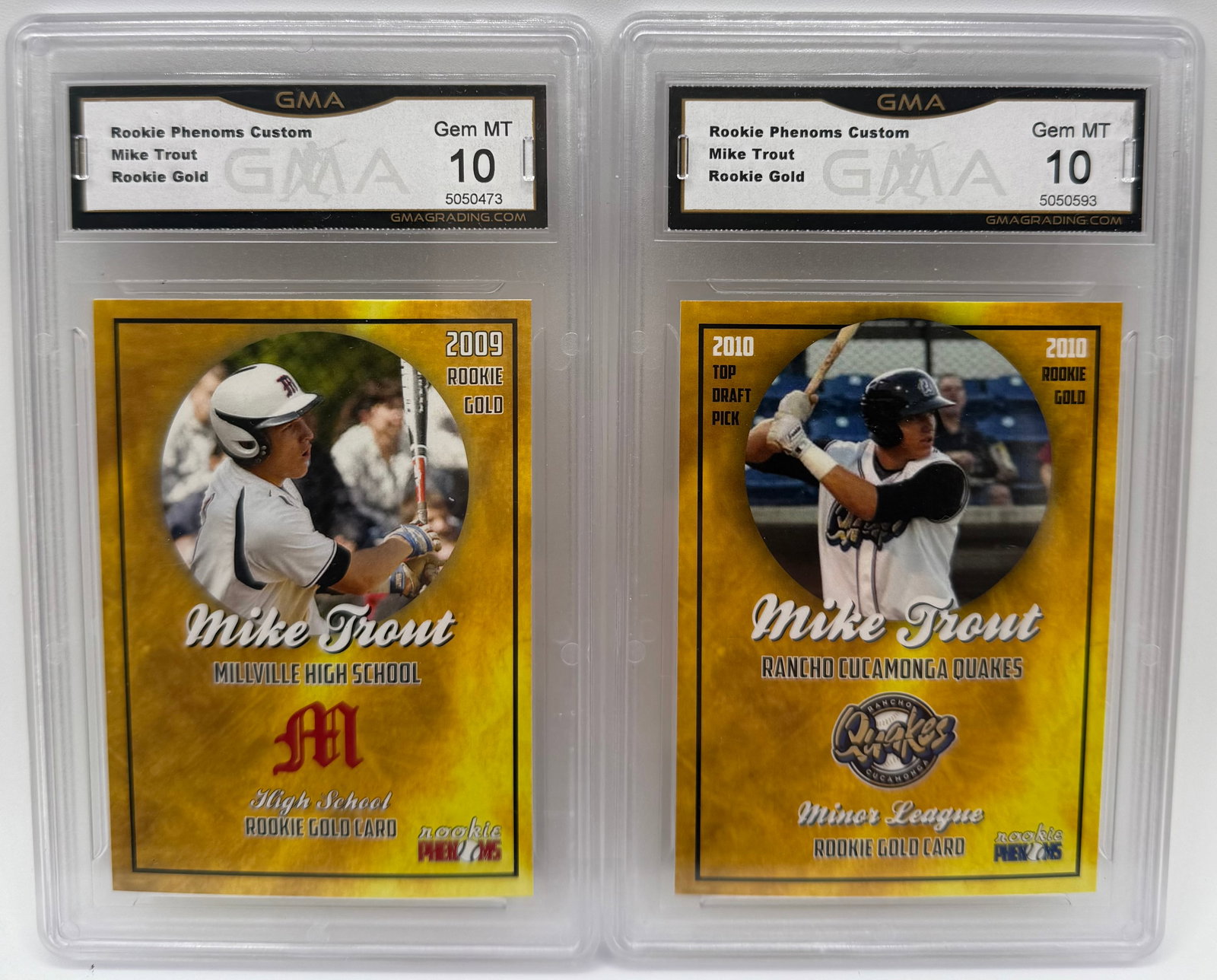 Mike Trout Rookie Gold Cards (1 of 1)