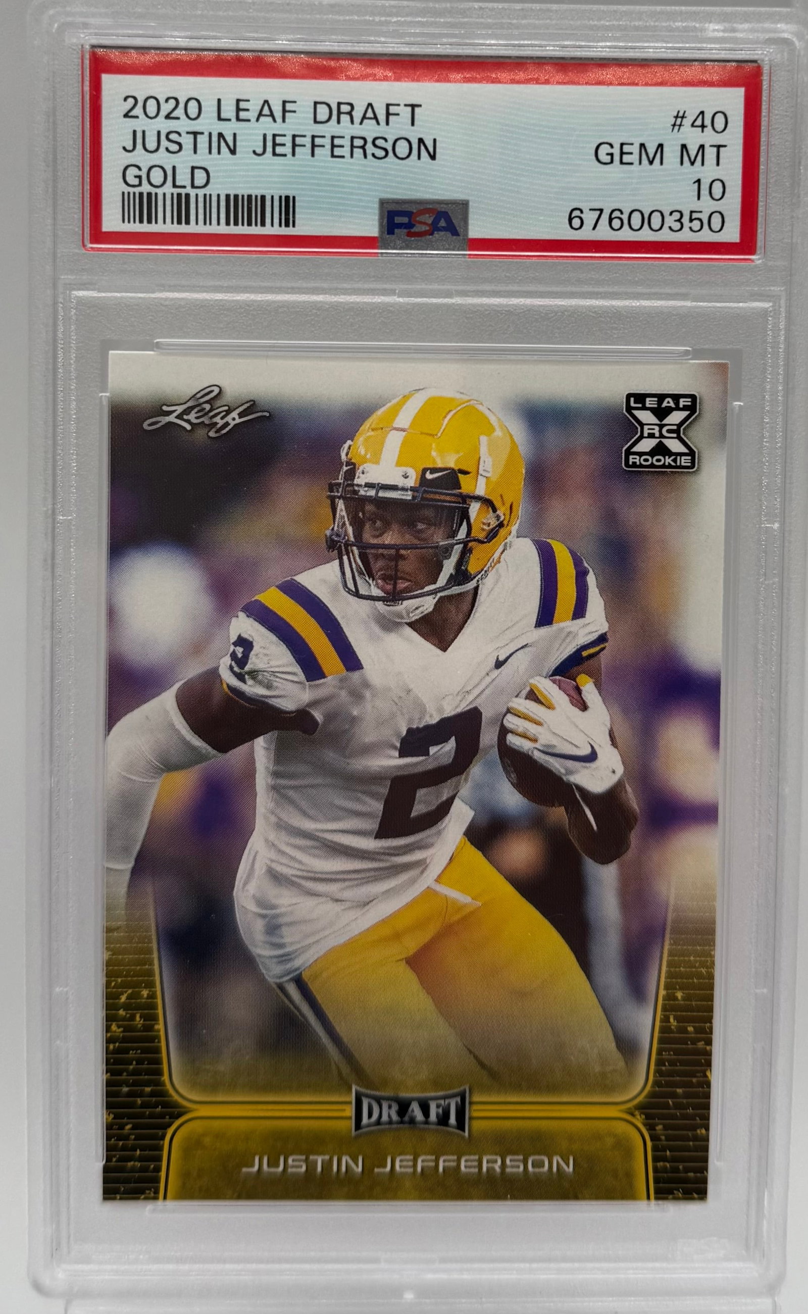 Justin Jefferson Rookie Gold (1 of 2)