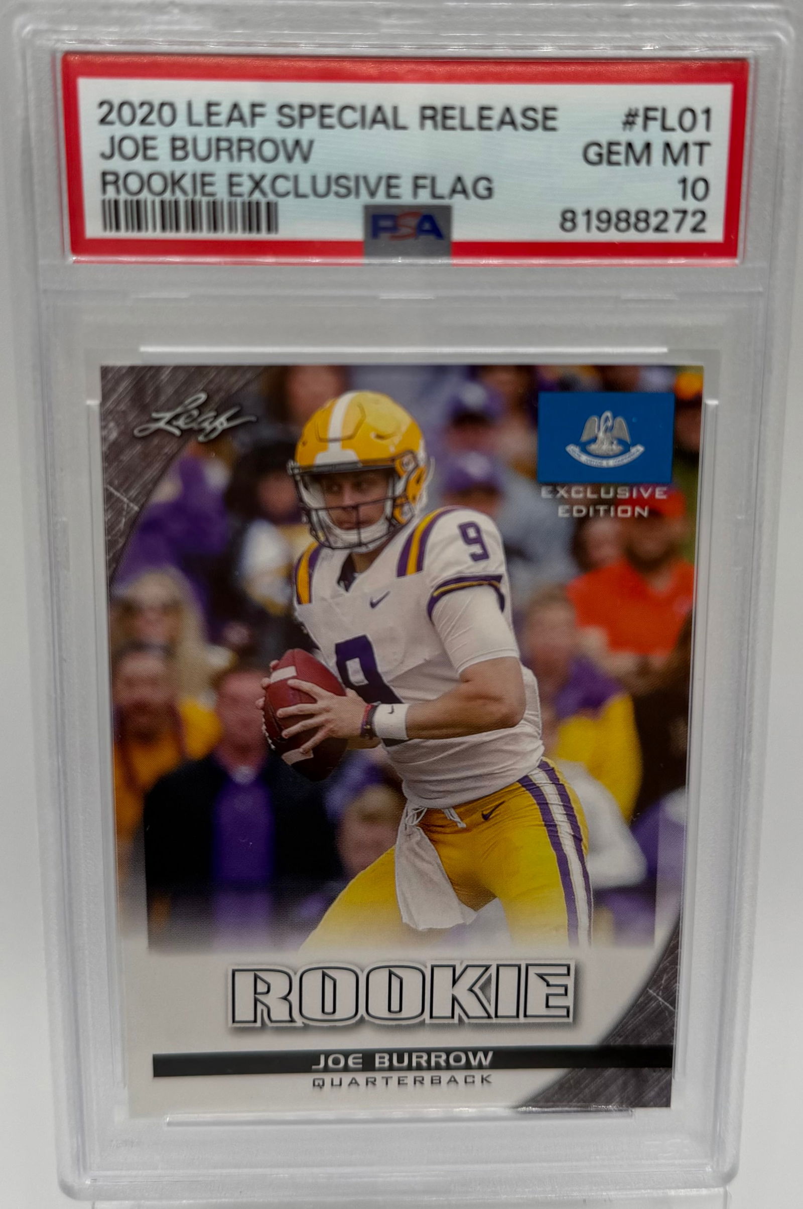 Joe Burrow Rookie Exclusive Flag (1 of 2)