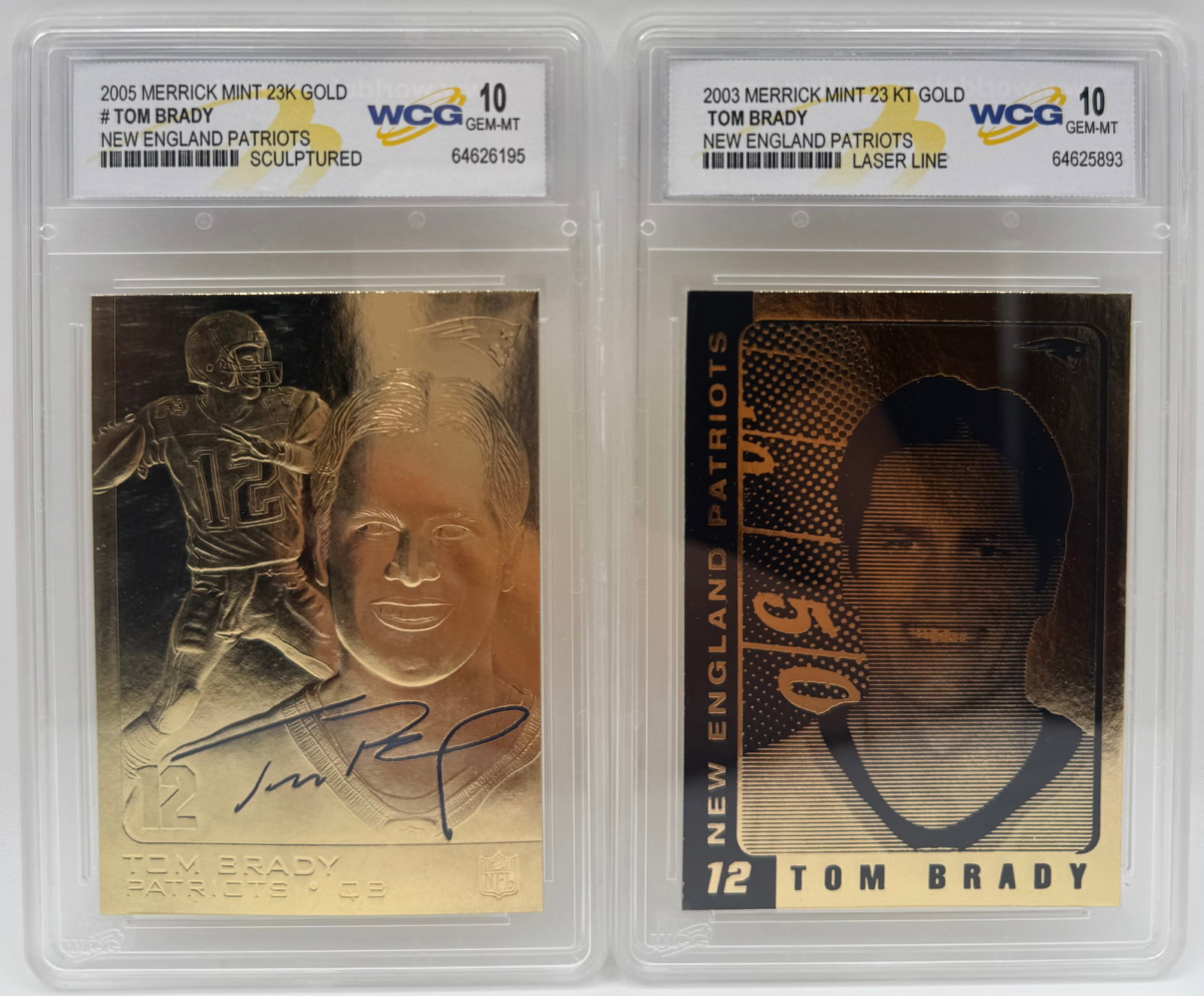 Tom Brady Gold Cards (1 of 2)