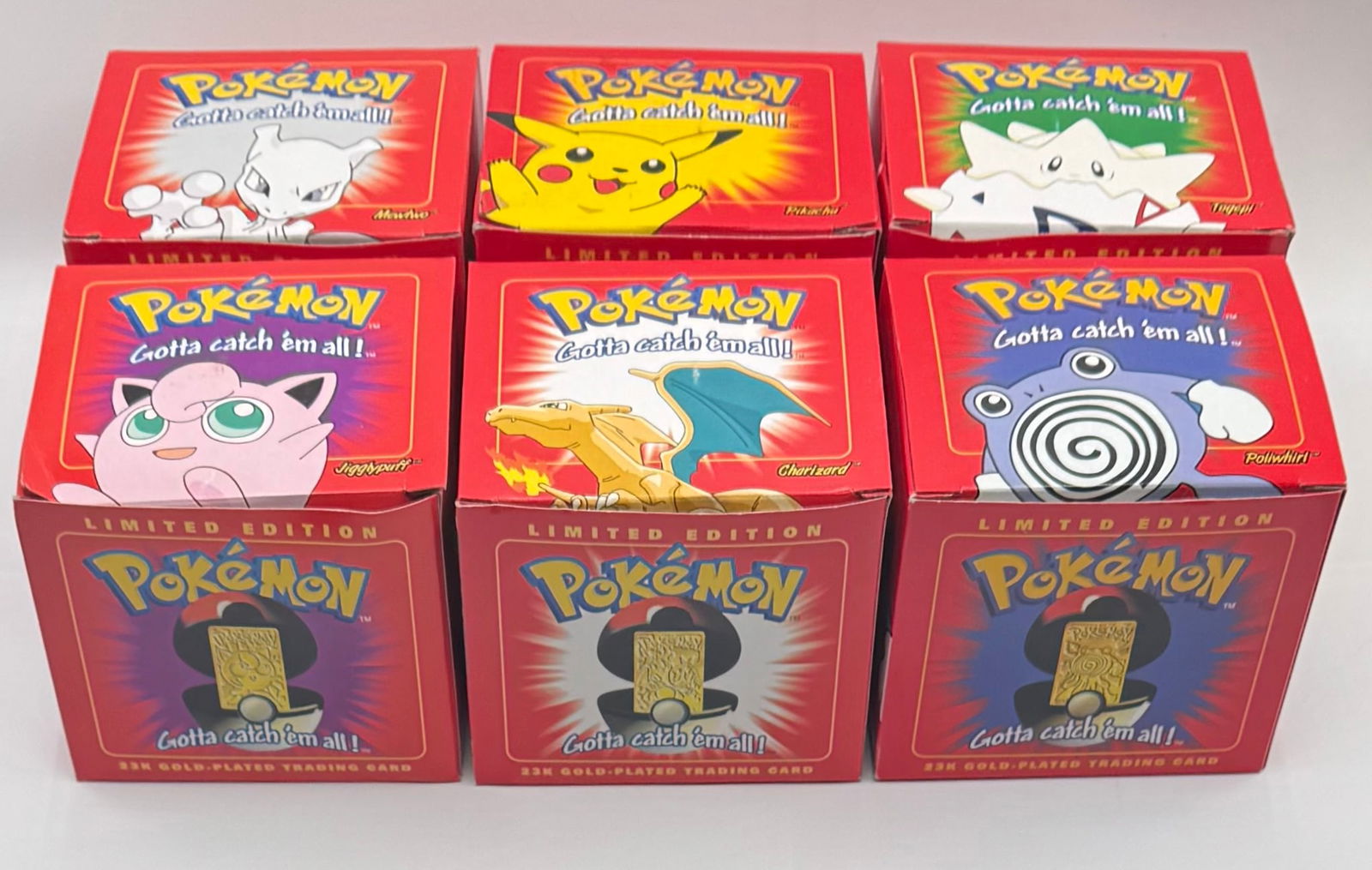 1999 Charizard , Pikachu , Mewtwo Sealed Pokemon Collection Sealed (1 of 1)