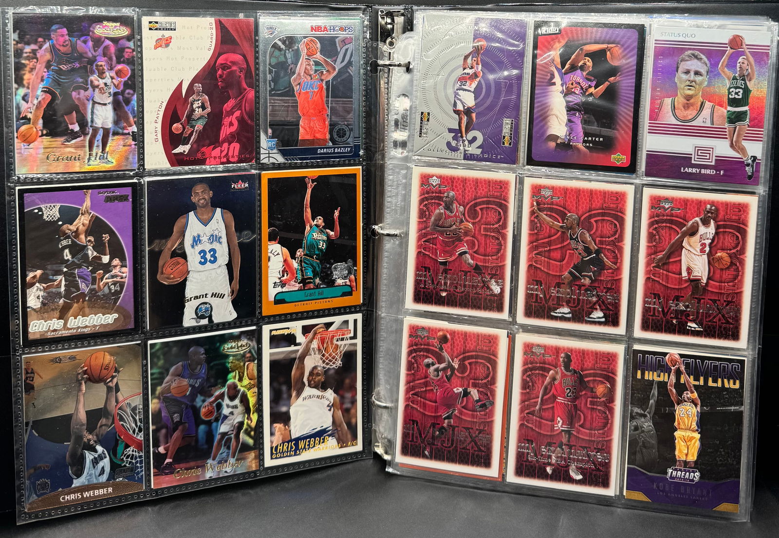 Michael Jordan, Kobe Bryant Basketball Cards Binder (1 of 8)