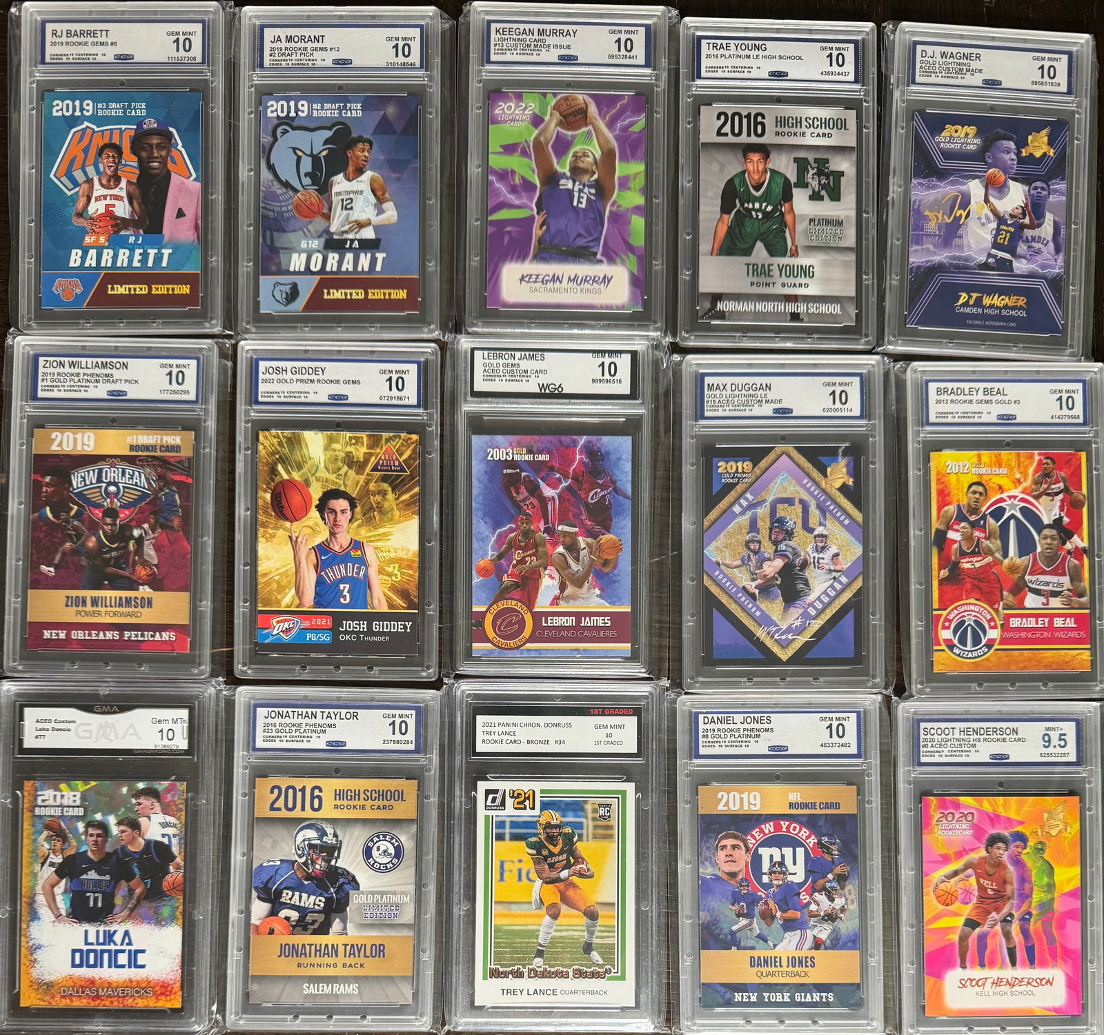 Lebron James,Zion Williamson , Ja Morant & More Lot (1 of 1)