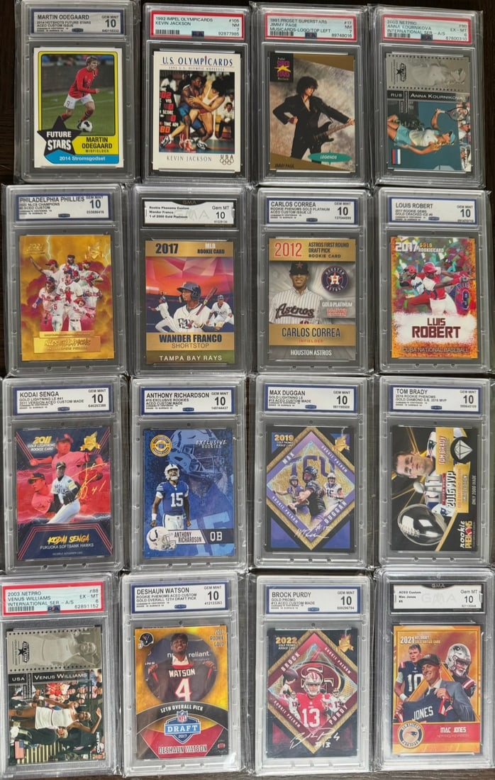 Brock Purdy, Tom Brady, Deshaun Watson, Jimmy Page, Kevin Jackson & More Lot (1 of 1)