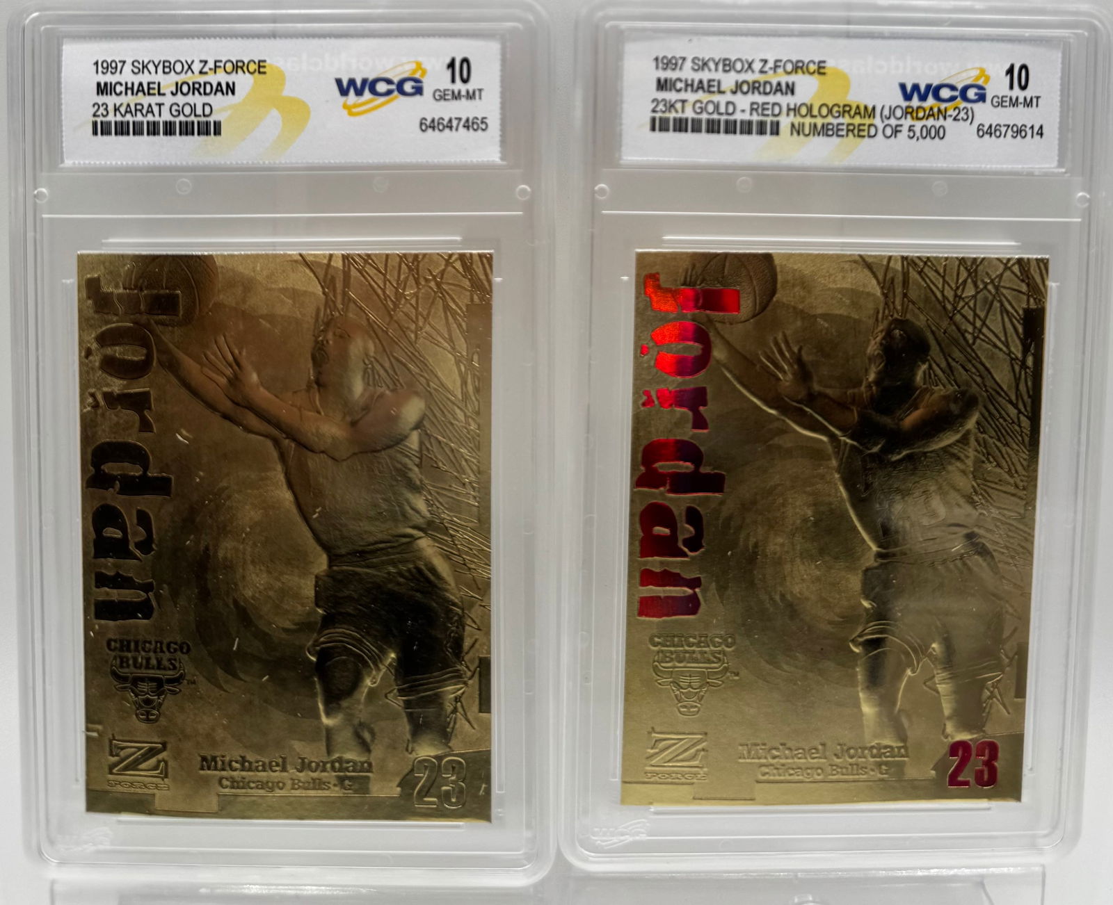 Michael Jordan Gold & Red Cards (1 of 2)
