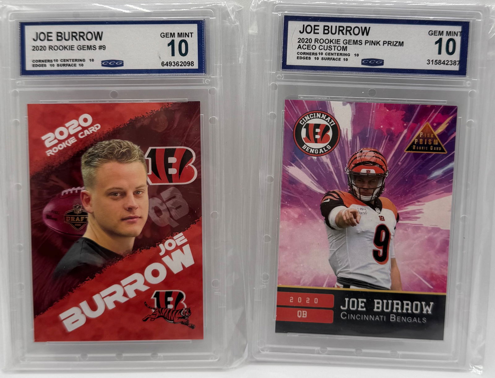 Joe Burrow Cards (1 of 2)
