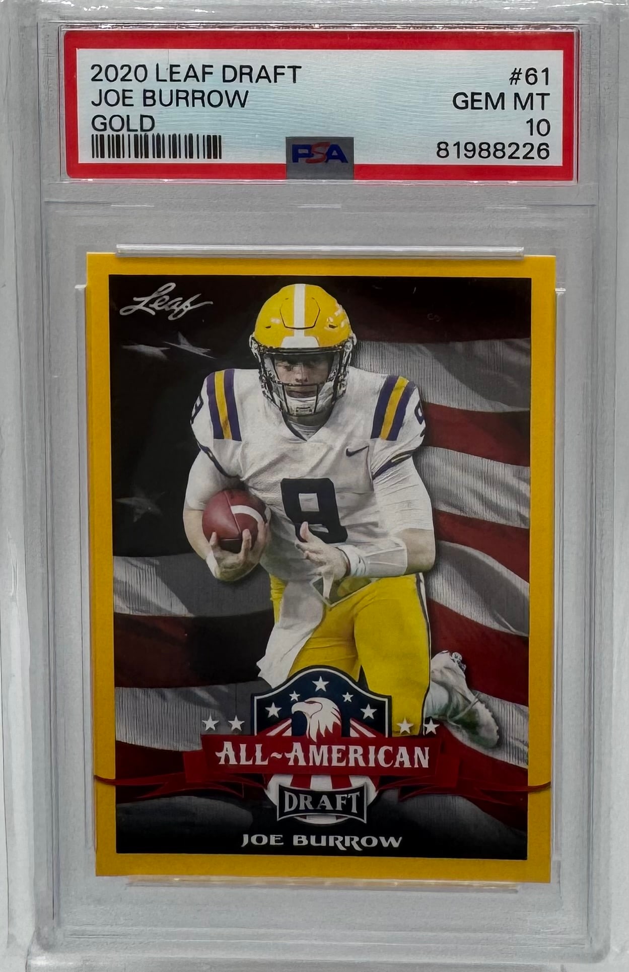 Joe Burrow Gold Card (1 of 2)