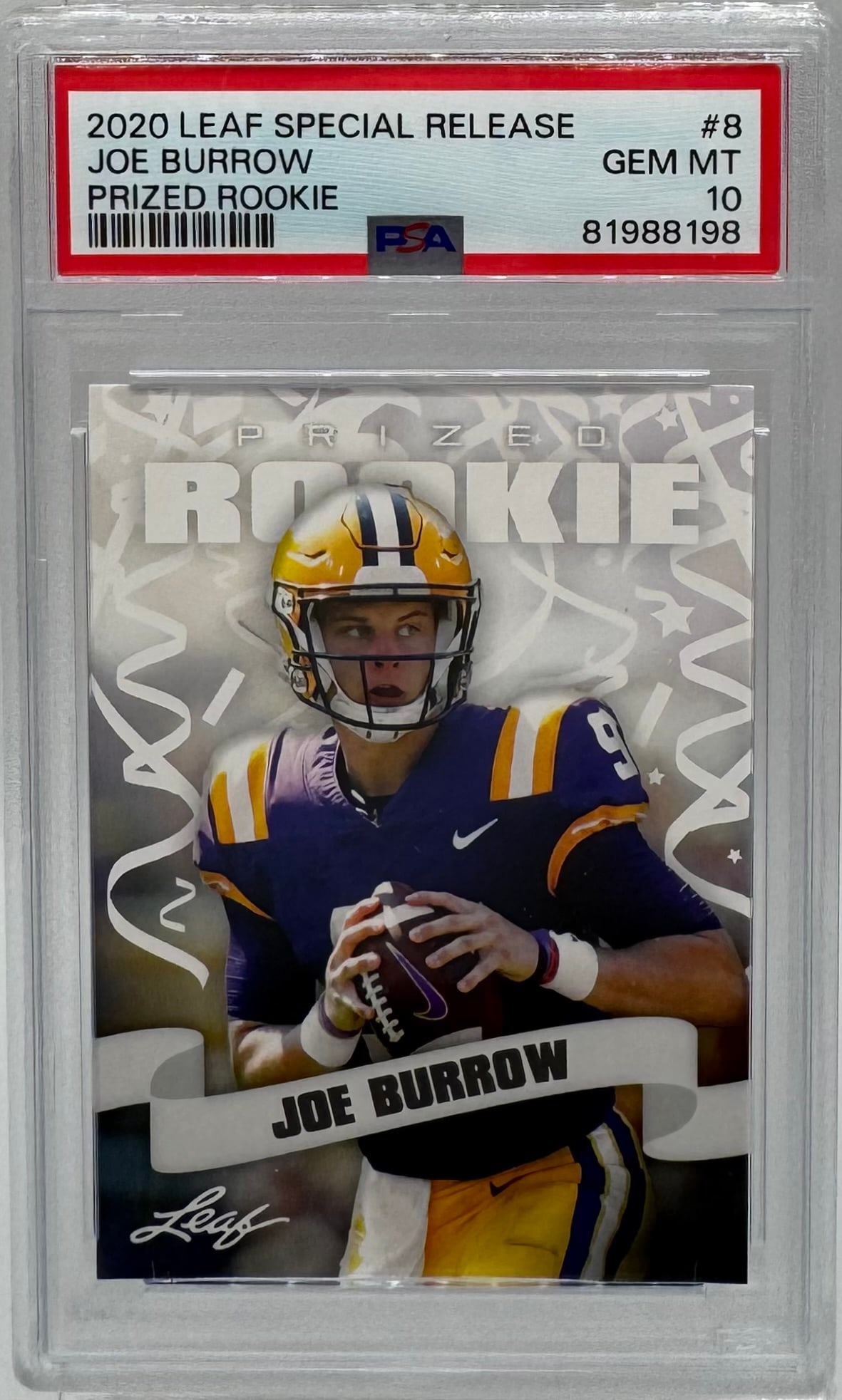 Joe Burrow Prized Rookie (1 of 2)
