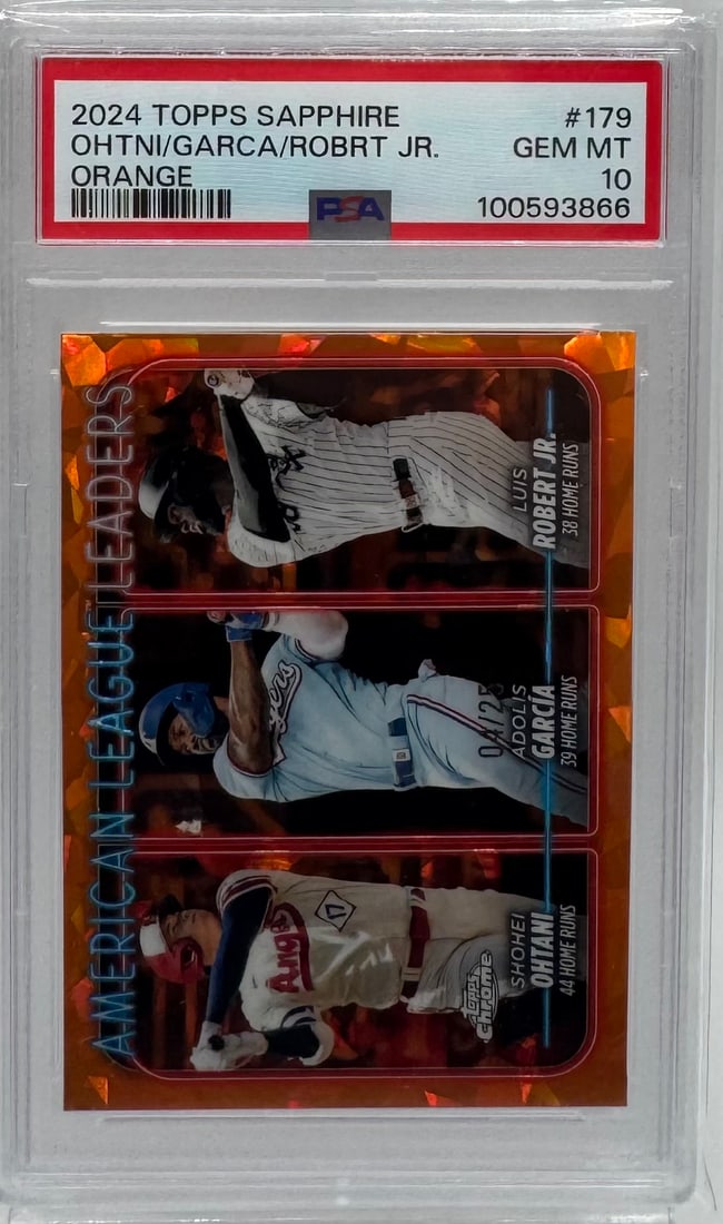 Shohei Ohtani Sapphire Orange Card /25 (1 of 2)