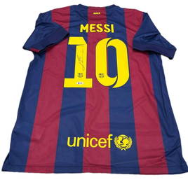 Lionel Messi Jersey Autograph Signed COA by Beckett