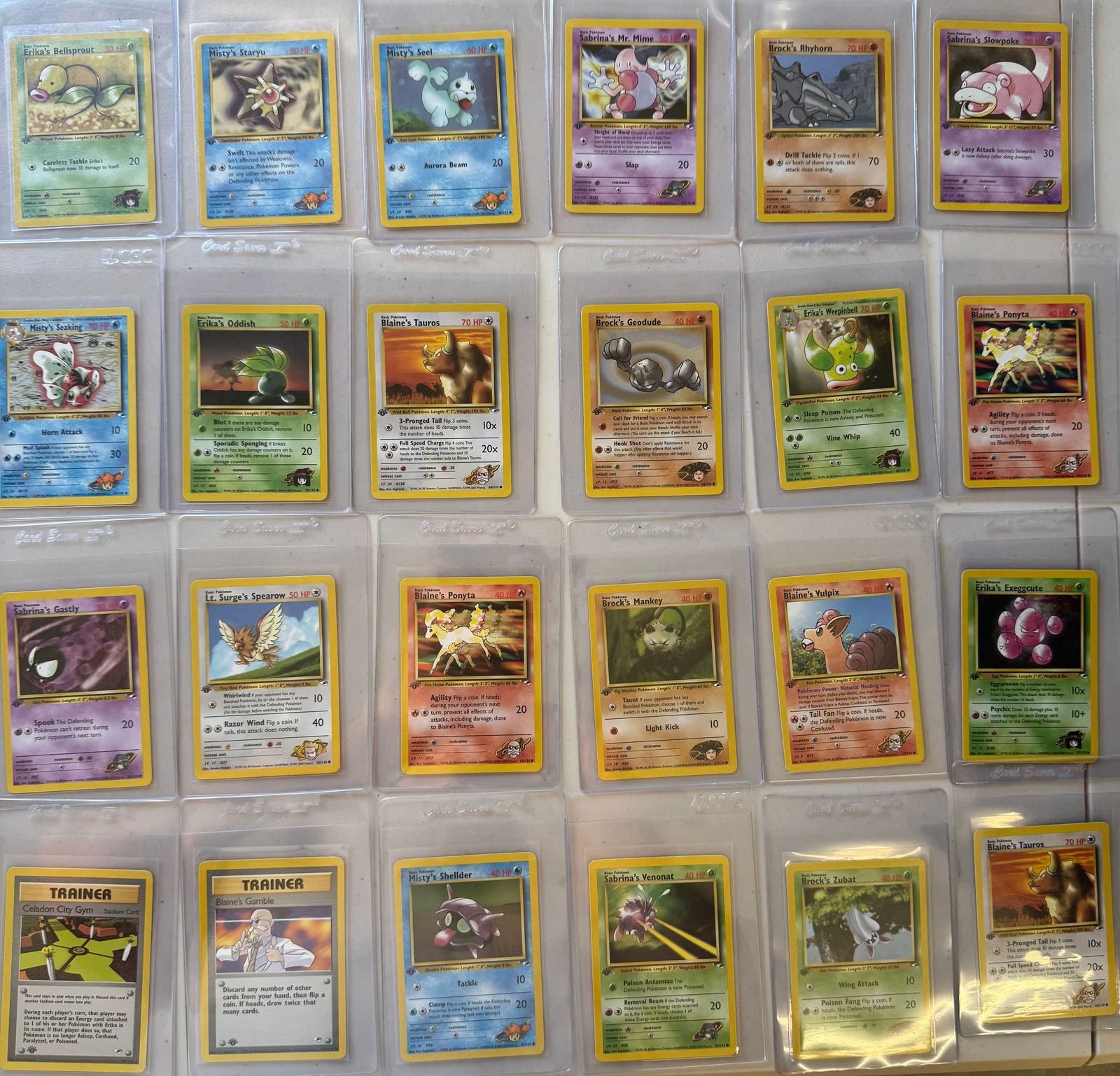 Pokemon 1st Edition Cards Lot (1 of 1)