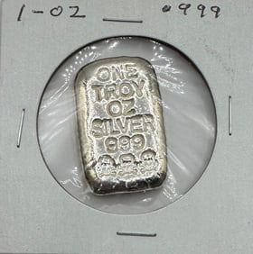 One Troy Oz Silver Bar
