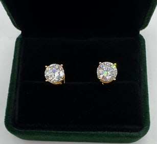 2 Carats VVS Earrings