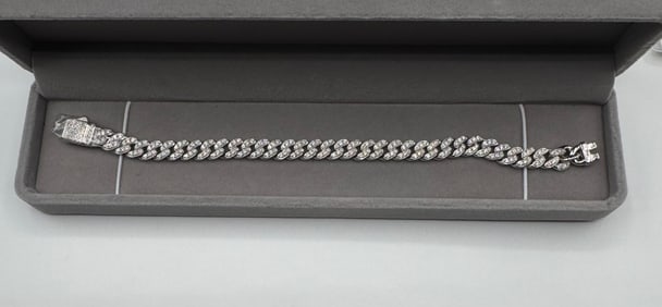 Bracelet VVS Cuban 8 inches